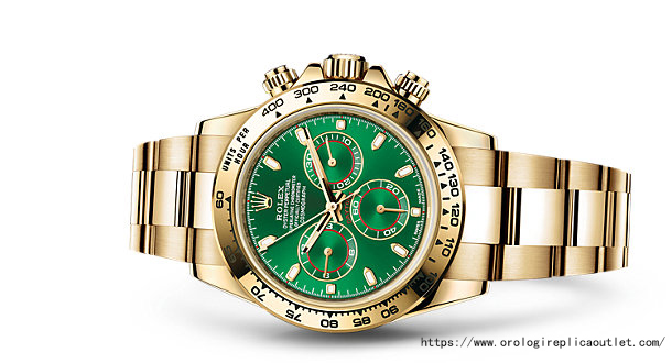 Replica Rolex Oyster Perpetual Cosmograph Daytona con quadrante verde